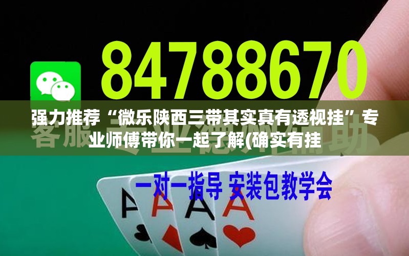 强力推荐“微乐陕西三带其实真有透视挂”专业师傅带你一起了解(确实有挂