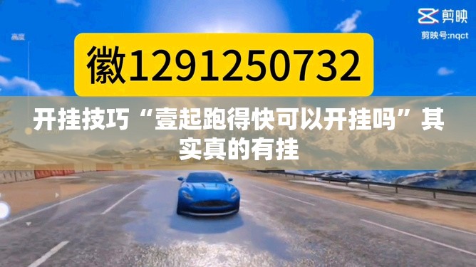开挂技巧“壹起跑得快可以开挂吗”其实真的有挂